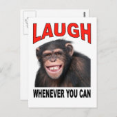 Carte Postale rire (Devant / Derrière)