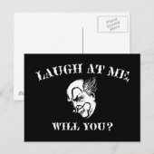 Carte Postale Rire De Moi, Veux-Tu ? (Devant / Derrière)