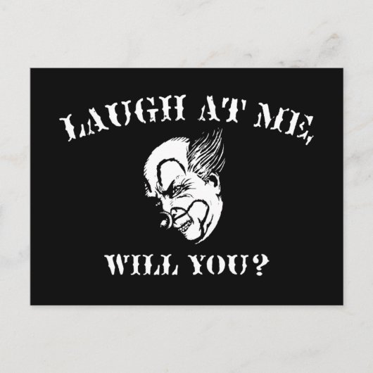 Carte Postale Rire De Moi, Veux-Tu ? (Devant)