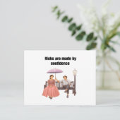 Carte Postale Risque couples romantiques artis (Debout devant)