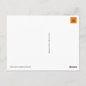 Carte Postale Risque crâne et os croisés (Dos)