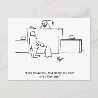 Carte postale "Risque de vol" de l'Humour de l'avo