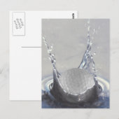 Carte Postale Risque d'eau (Devant / Derrière)