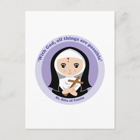 Carte Postale Rita de Cascia (Devant)