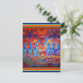 Carte Postale Rituel chamanique Huichol (Debout devant)