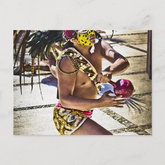 Carte Postale Rituel maya Costa (Devant)