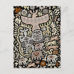 Carte Postale Rituel Shaman Peyote