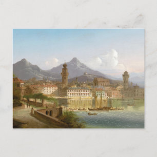 Carte Postale Riva sur le lac de Garde   Johann Wilhelm Jankowsk