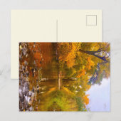 Carte Postale Rivage d'automne (Devant / Derrière)