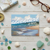 Carte Postale Rivage d'aventure du lac Michigan