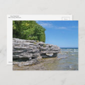 Carte Postale Rive de Cave Point (Devant / Derrière)