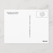 Carte Postale rive de l'argile du fleuve Yukon (Dos)