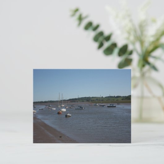 Carte Postale River Exe, Topsham, Devon, Royaume-Uni (Debout devant)