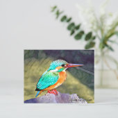 Carte Postale River Kingfisher (Debout devant)