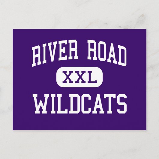 Carte Postale River Road - Wildcats - High - Amarillo Texas (Devant)