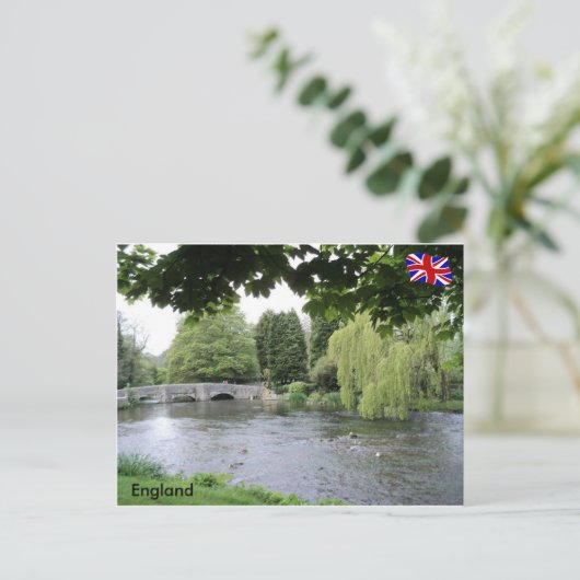Carte Postale River Rye, Peak District, Derbyshire, Angleterre. (Debout devant)