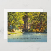 Carte Postale River Spring State Park, Cassville, Missouri (Devant / Derrière)