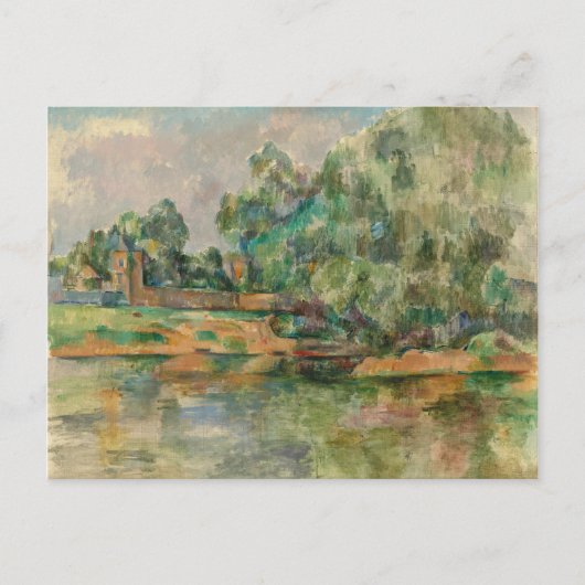 Carte Postale Riverbank par Paul Cezanne Postcard (Devant)