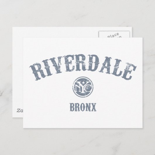Carte Postale Riverdale (Devant / Derrière)