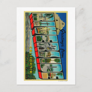 Carte Postale Riverside, Californie - Scènes de grandes lettres