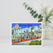 Carte postale Riverside, Californie Vintage Big Le (Debout devant)