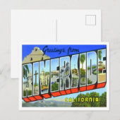 Carte postale Riverside, Californie Vintage Big Le (Devant / Derrière)