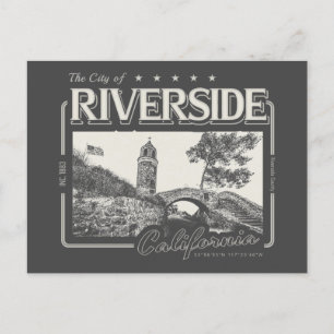 CARTE POSTALE RIVERSIDE CALIFORNIE VINTAGE - MONT RUBIDOUX