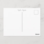 Carte Postale Riverside Kyoto (Dos)