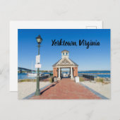 Carte Postale Riverwalk à Yorktown Virginia (Devant / Derrière)