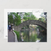 Carte Postale Riverwalk de San Antonio Bridges (Devant / Derrière)