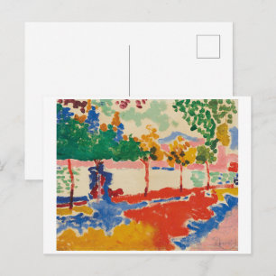 Carte Postale Rives de la rivière Andre Derain