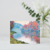 Carte Postale Rives de la Seine à Jenfosse (Debout devant)
