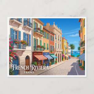 Carte Postale Riviera française Nice France