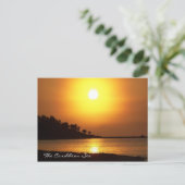 Carte Postale Riviera Maya Mexique Mer des Caraïbes à l'aube (Debout devant)