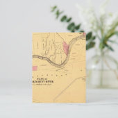 Carte Postale Rivière Allegheny, PA (Debout devant)