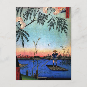 Carte Postale Rivière Ayase et Kanegafuchi (綾 瀬 川 鐘 か 淵