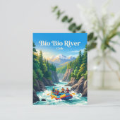 Carte Postale Rivière Bío Bío Chili (Debout devant)