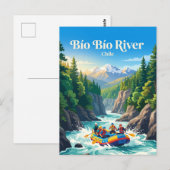 Carte Postale Rivière Bío Bío Chili (Devant / Derrière)