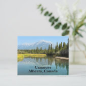 Carte Postale Rivière Bow à Canmore Canada (Debout devant)