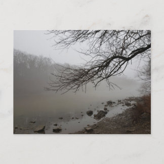 Carte Postale Rivière brumeuse, parc Scioto, Dublin, Ohio