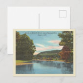 Carte Postale Rivière Buffalo dans l'Arkansas scène vintage (Devant / Derrière)