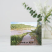 Carte Postale Rivière Canadienne (Calvin Okla) (Debout devant)