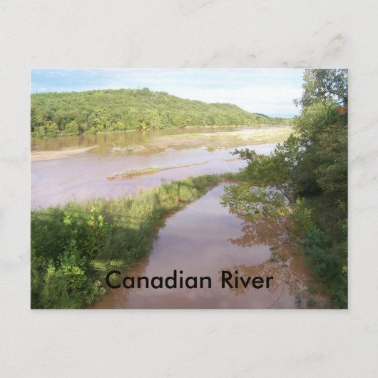 Carte Postale Rivière Canadienne (Calvin Okla) (Devant)