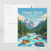 Carte Postale Rivière Chilko Colombie-Britannique, Canada (Devant / Derrière)