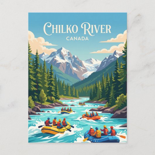 Carte Postale Rivière Chilko Colombie-Britannique, Canada (Devant)