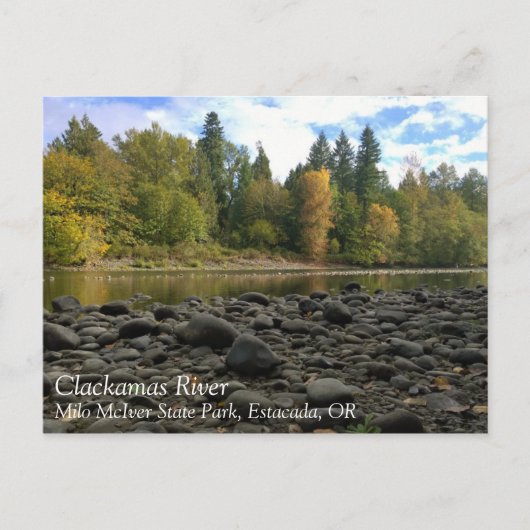 Carte Postale Rivière Clackamas, Oregon (Devant)
