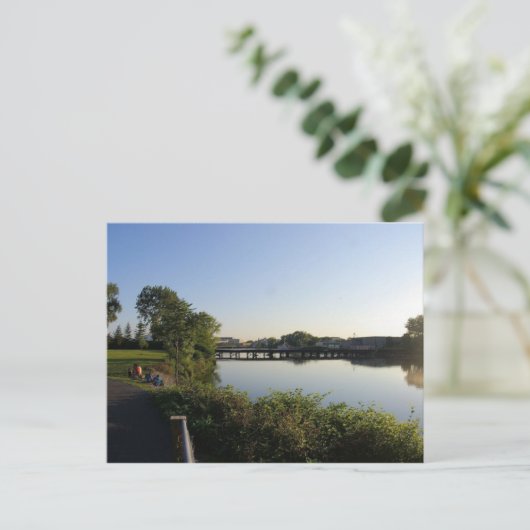 Carte Postale Rivière de Hackensack de parc d'Olsen (Debout devant)