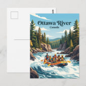 Carte Postale Rivière des Outaouais Canada (Devant / Derrière)