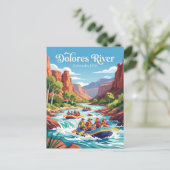 Carte Postale Rivière Dolores Colorado, États-Unis (Debout devant)