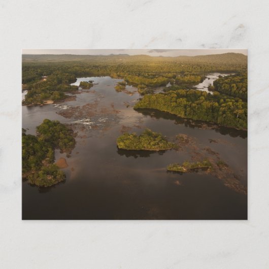 Carte Postale Rivière Essequibo, plus long fleuve de Guyana, et (Devant)